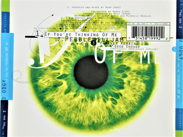 Dodgy - If You're Thinking Of Me - Used CD image 2
