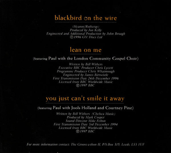 Beautiful South - Blackbird On The Wire - Used CD image 2
