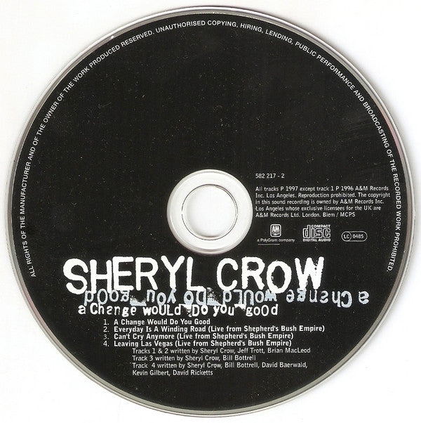 Sheryl Crow - A Change Would Do You Good - Used CD image 3