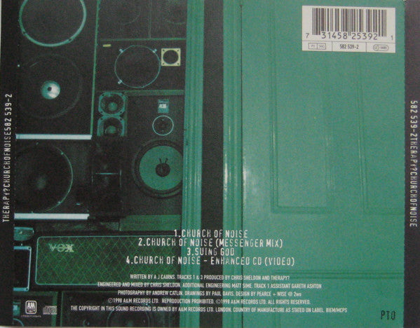 rapy? - Church Of Noise - Used CD image 7