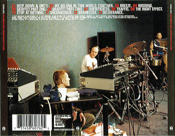 Stereo MC's - Deep Down & Dirty - Used CD image 2