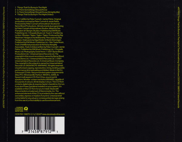 allSTARS* - Things That Go Bump In The Night / Is There Something I S image 2
