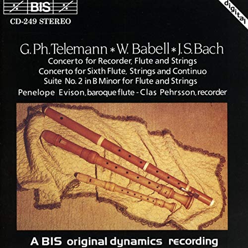 DROTTNINGHOLM BAROQU - RECORDER FL CONC /BACH - CD image 1