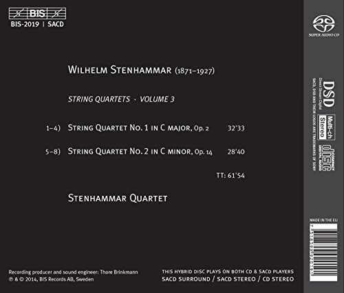 Wilhelm Stenhammar - Stenhammar: String Quartets - CD image 2