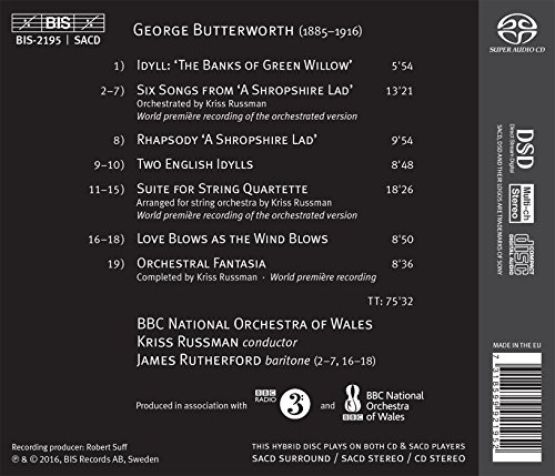James Rutherford - George Butterworth: Orchestral Fantasia/... - CD image 2