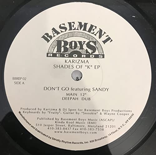 Karizma - Shades Of "K" EP - Used Vinyl Record 12" image 1