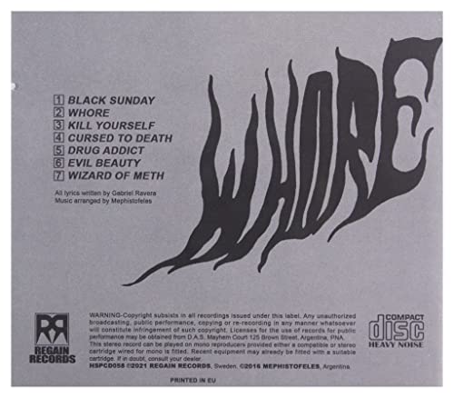 MEPHISTOFELES - WHORE - CD image 2