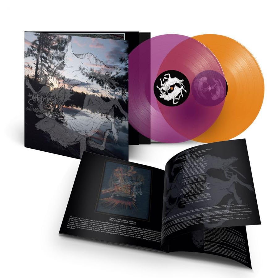 PANOPTICON - DET HJEMSØKTE HJERTET (TRANSPARENT PURPLE / ORANGE VINYL) image 1