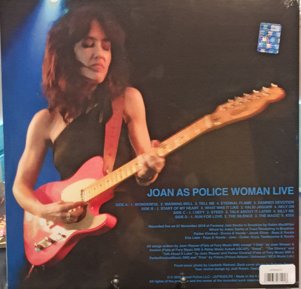 Joan As Police Woman - Live - 12 Album Coloured Vinyl (Limited Edition image 2