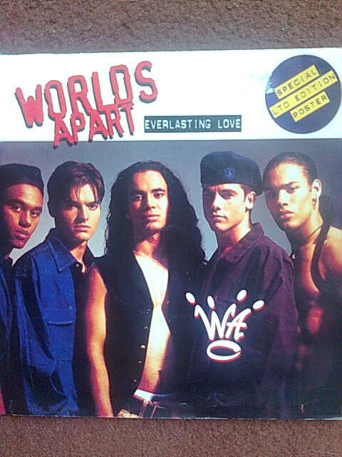 Worlds Apart - Everlasting Love - Used Vinyl Record 7" image 1