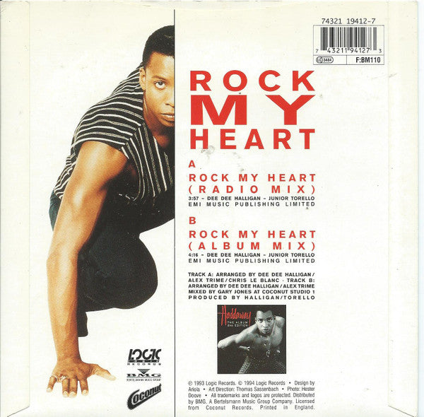 Haddaway - Rock My Heart - Used Vinyl Record 7" image 6