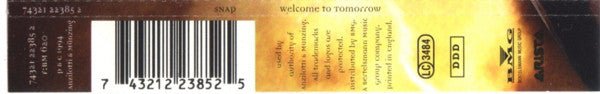 Snap! - Welcome To Tomorrow - Used CD image 3