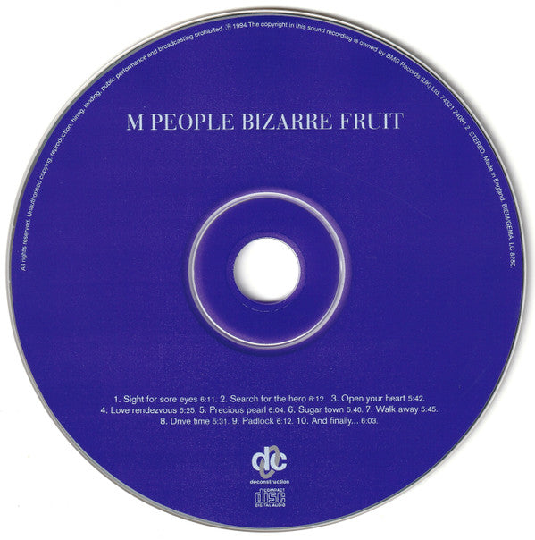 M People - Bizarre Fruit - Used CD image 9