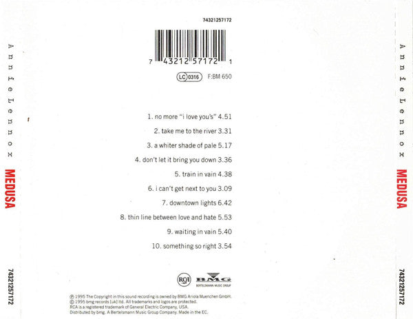 Lennox - Medusa - CD LONGPLAY image 8