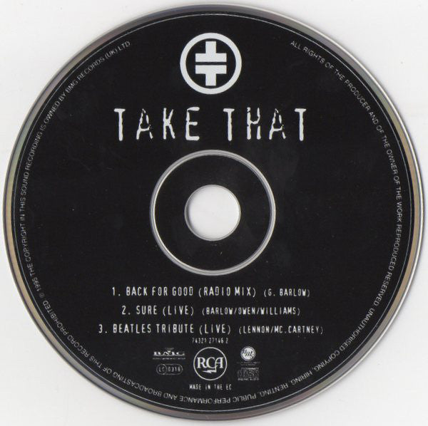 Take That - Back For Good - Used CD image 9