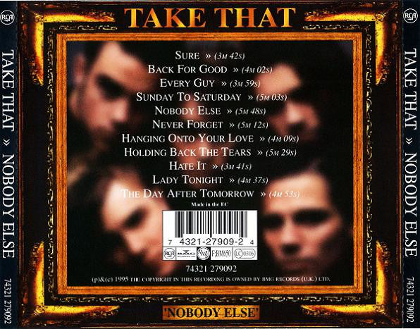 Take That - Nobody Else - Used CD image 7