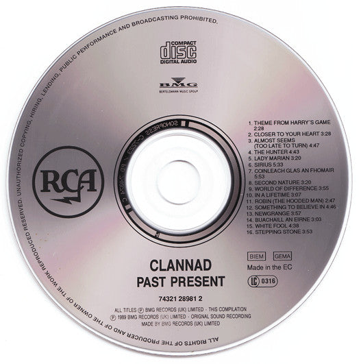 Clannad - Pastpresent - Used CD image 3