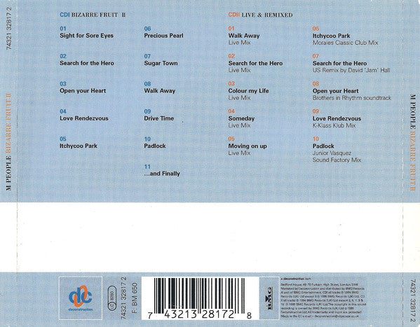 M People - Bizarre Fruit II - Used CD image 7
