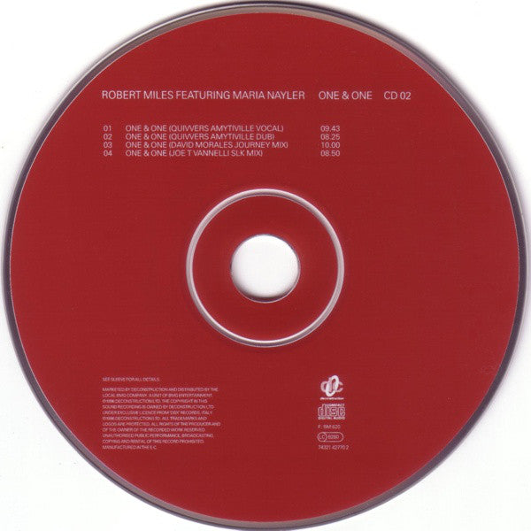 Robert Miles - One & One - Used CD image 6