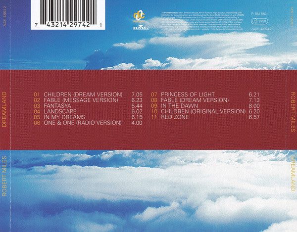 Robert Miles - Dreamland - CD image 2