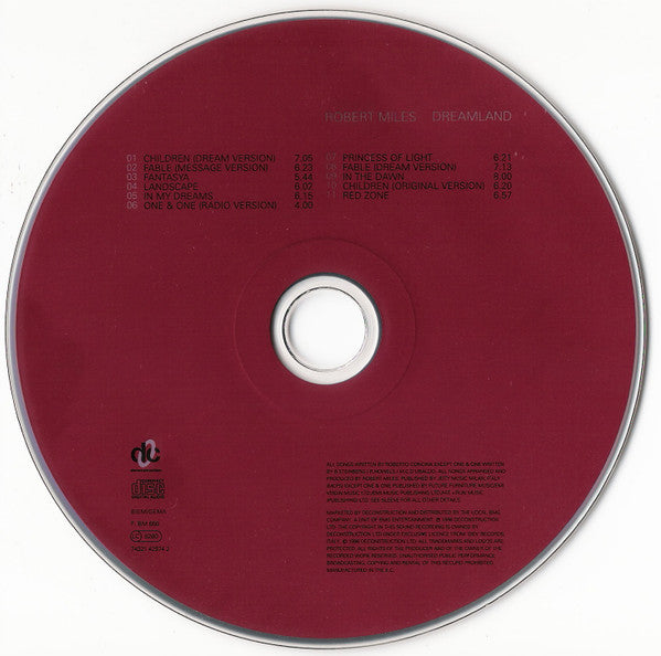 Robert Miles - Dreamland - CD image 9