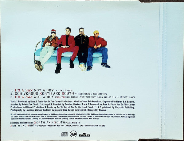 North And South - I'm A Man Not A Boy - Used CD image 2