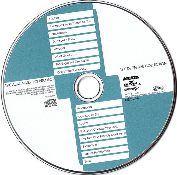 Alan Parsons Project - Definitive Collection - CD image 3
