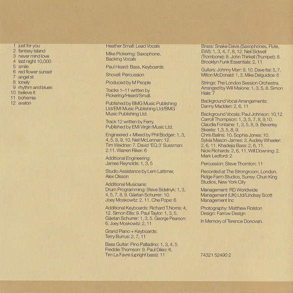 M People - Fresco - Used CD image 2