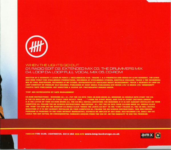 Five - When The Lights Go Out - Used CD image 3