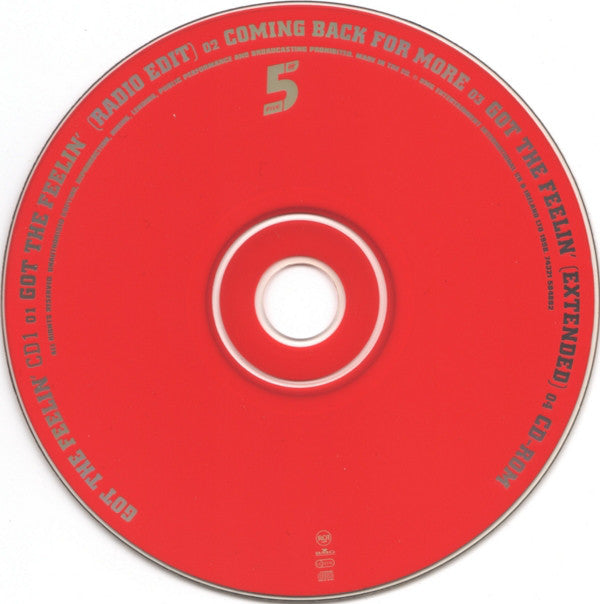 Five - Got The Feelin' - Used CD image 9