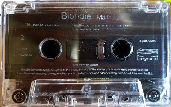 Blondie - Maria - Used Cassette image 4