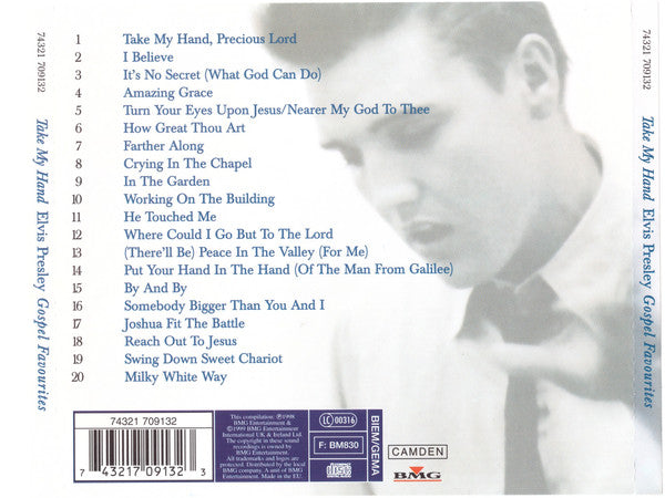 Elvis Presley - Take My Hand Gospel Favourites - CD image 2