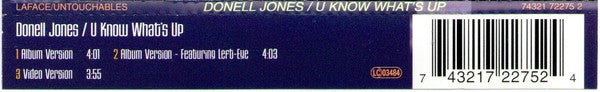 Donell Jones - U Know What's Up - Used CD image 3