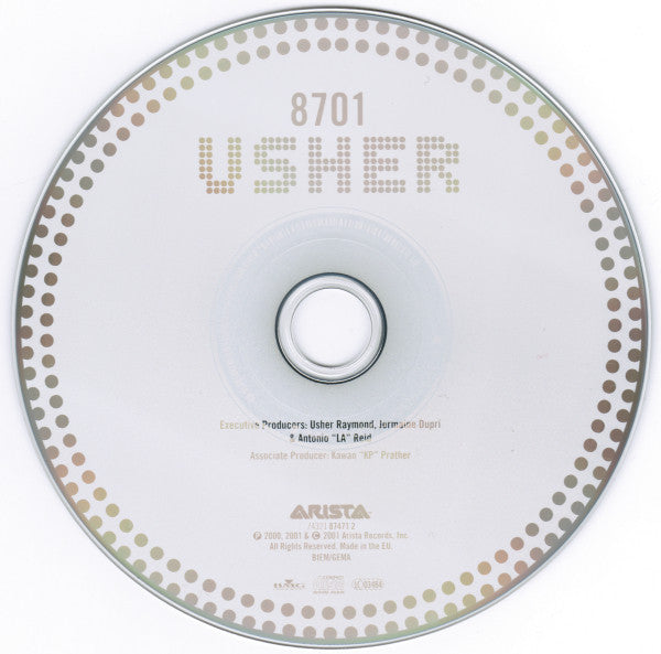 Usher - 8701 - Used CD image 3