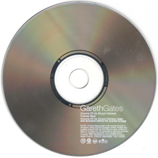Gareth Gates - Anyone Of Us (Stupid Mistake) - Used CD image 4