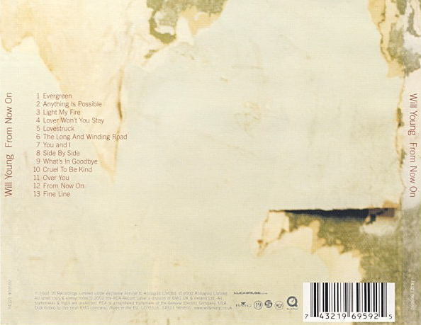 Will Young - From Now On - Used CD image 6