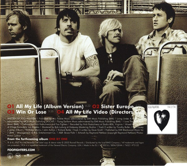 Foo Fighters - All My Life - CD image 2