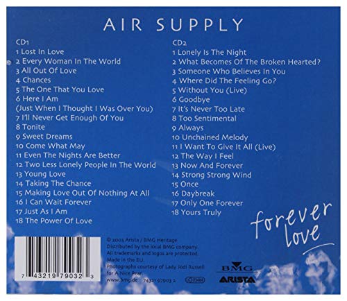 Air Supply - Forever Love: 36 Greatest Hits 1980-2001 - CD image 2