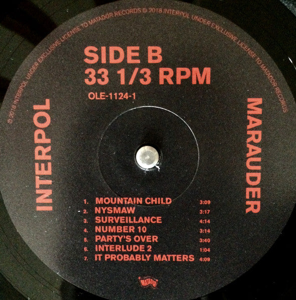 Interpol - Marauder - Vinyl Record image 4