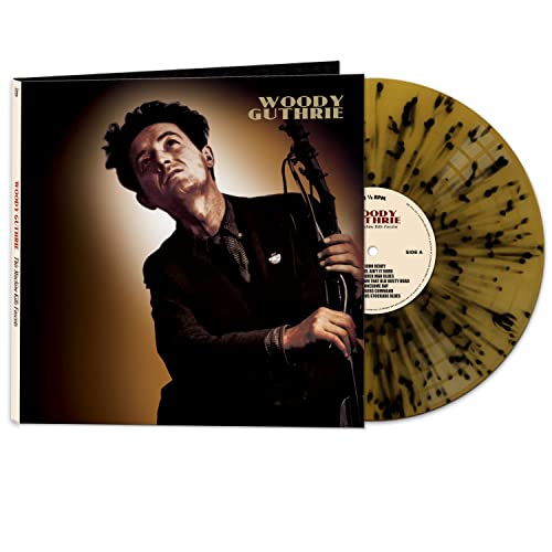 THIS MACHINE KILLS FASCISTS - GOLD/BLACK SPLATTER