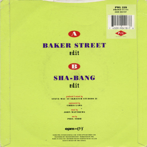 Undercover - Baker Street - Used Vinyl Record 7" image 2