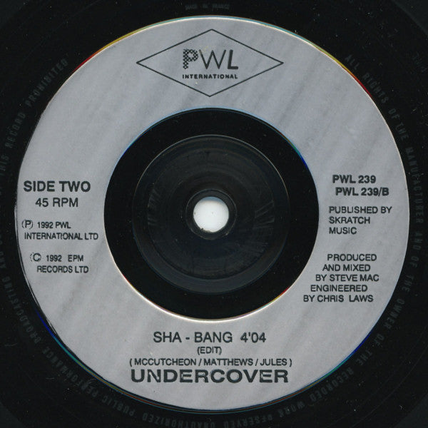 Undercover - Baker Street - Used Vinyl Record 7" image 4
