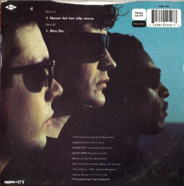 Undercover - Never Let Her Slip Away - Used Vinyl Record 7" image 2