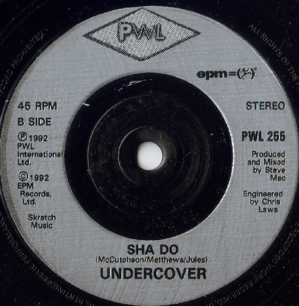 Undercover - Never Let Her Slip Away - Used Vinyl Record 7" image 4