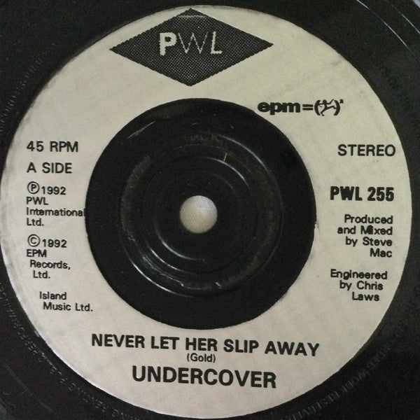 Undercover - Never Let Her Slip Away - Used Vinyl Record 7" image 5