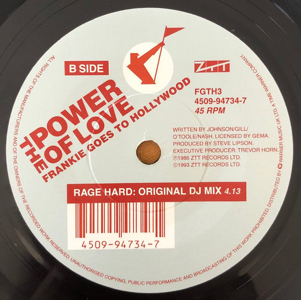 Frankie Goes To Holl - Power Of Love - Used Vinyl Record 7" image 4