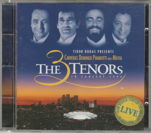 Tibor Rudas - 3 Tenors In Concert 1994 - Used CD image 2