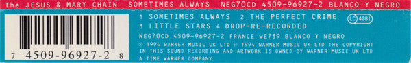 Jesus And Mary Chain - Sometimes Always - Used CD image 2