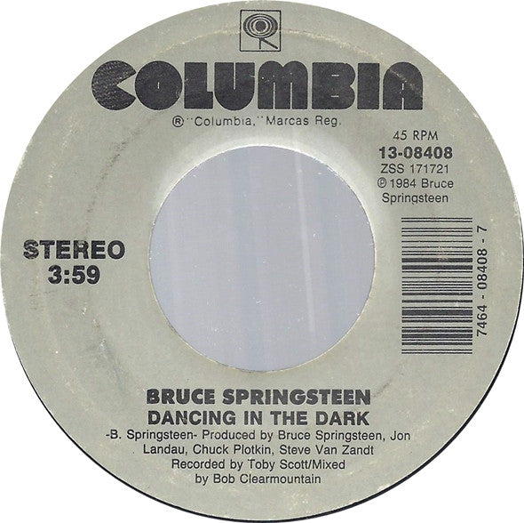 Bruce Springsteen - Dancing In The Dark / Pink Cadillac - Used Vinyl image 1
