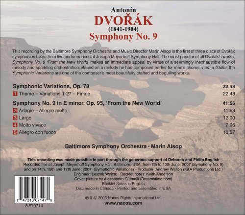 Antonin Dvorak - Symphony No. 9 'From The New World' • Symphonic Varia image 2